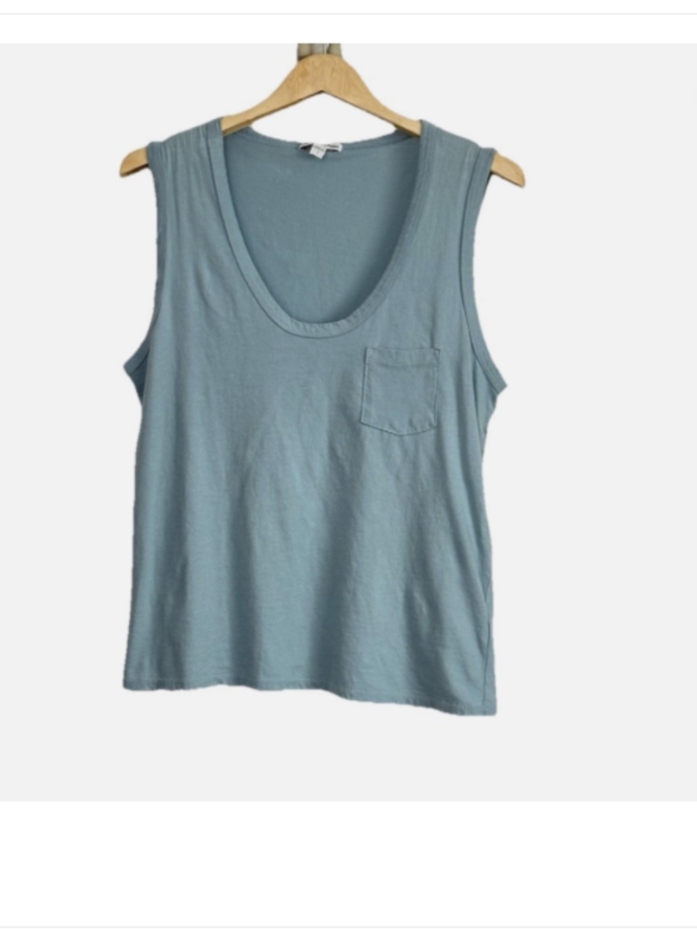 Standard James Perse 100% Cotton V Neck Tank Top Size: 1